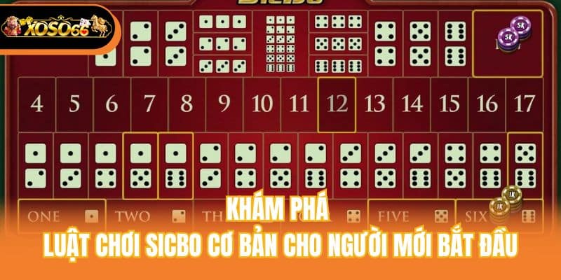 Khám phá luật chơi sicbo cơ bản cho người mới bắt đầu